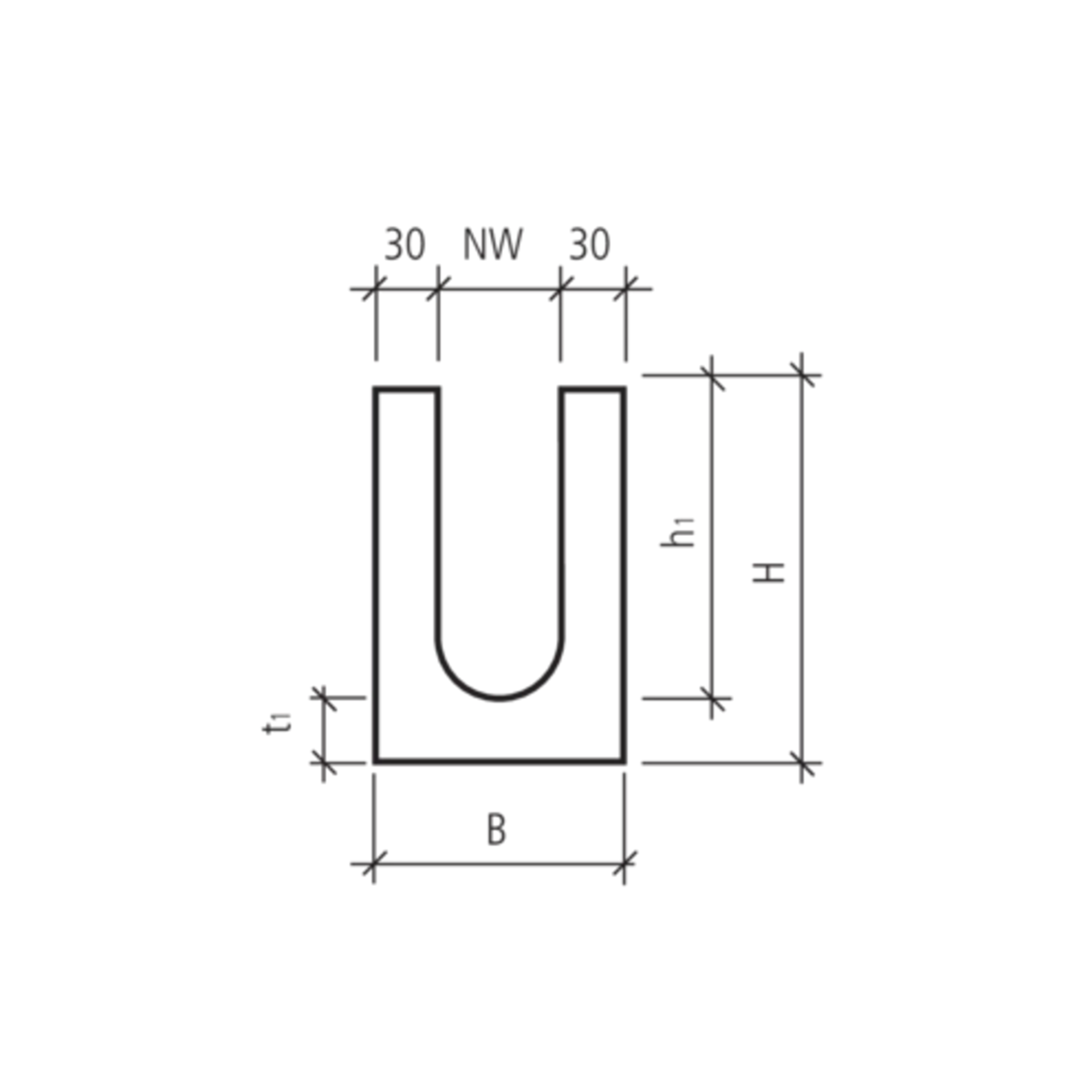 BIRCOplus Rinnen NW 100
