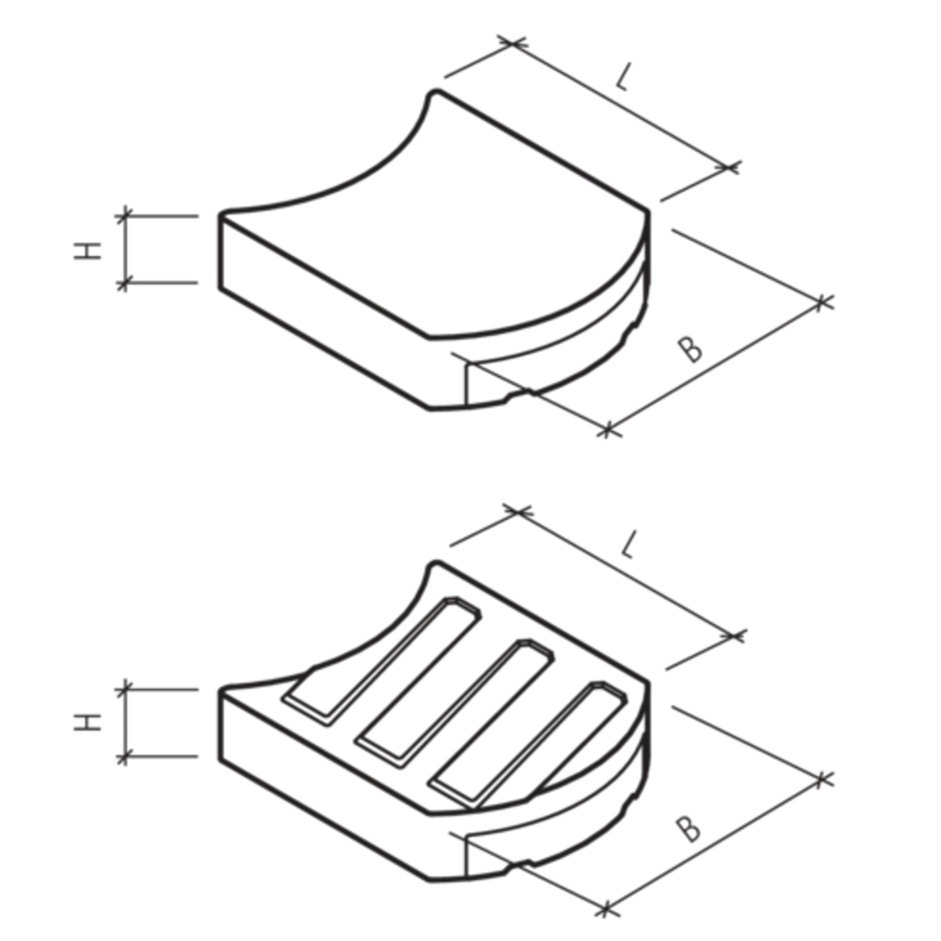 STRADAFINO Bankett- und Spurelement