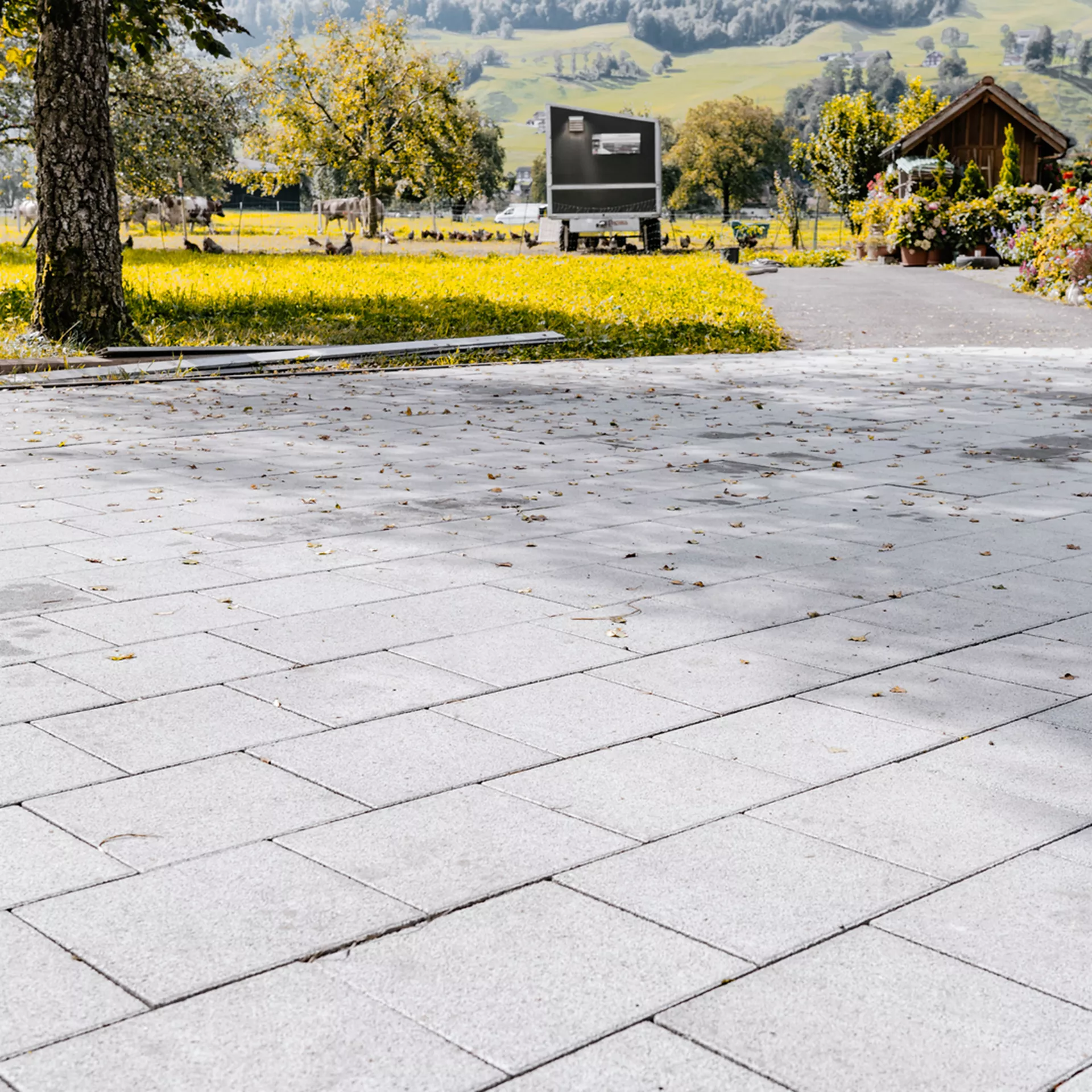 VS 5<sup>®</sup> Schwerlastpflastersteine mit 5-facher Versc hiebesicherung