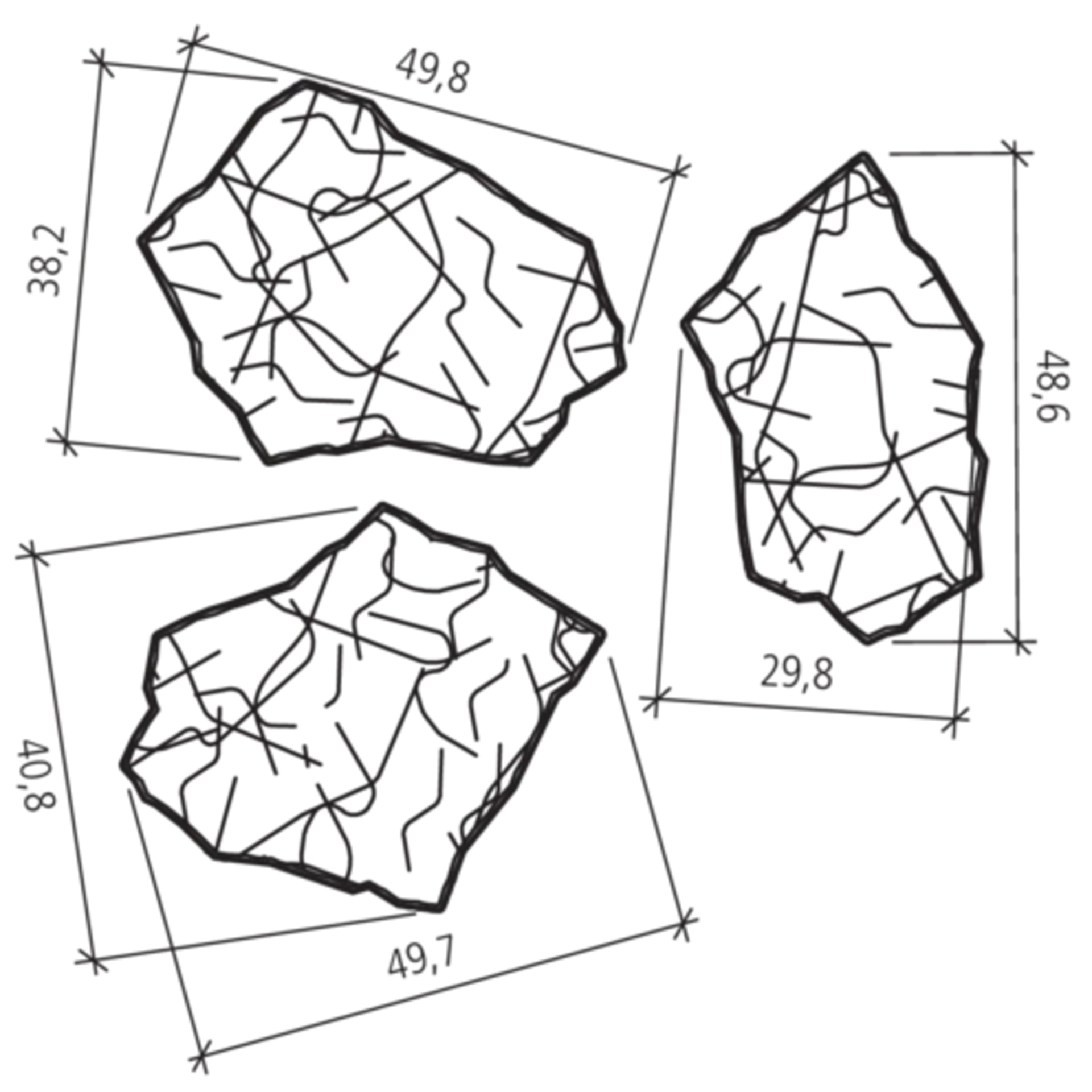 HACIENDA<sup>®</sup> CAMINOS polygonales Plattensystem