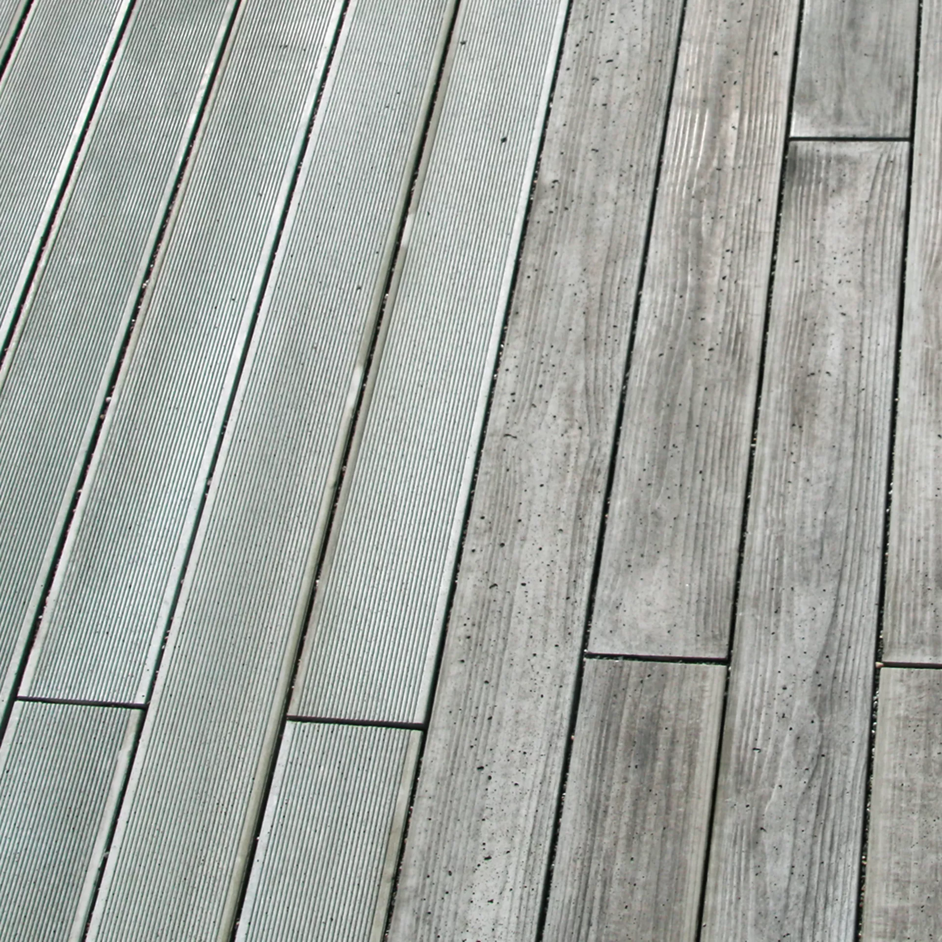 BOSCUS Betonbretter mit Holz- oder Rillenstruktur