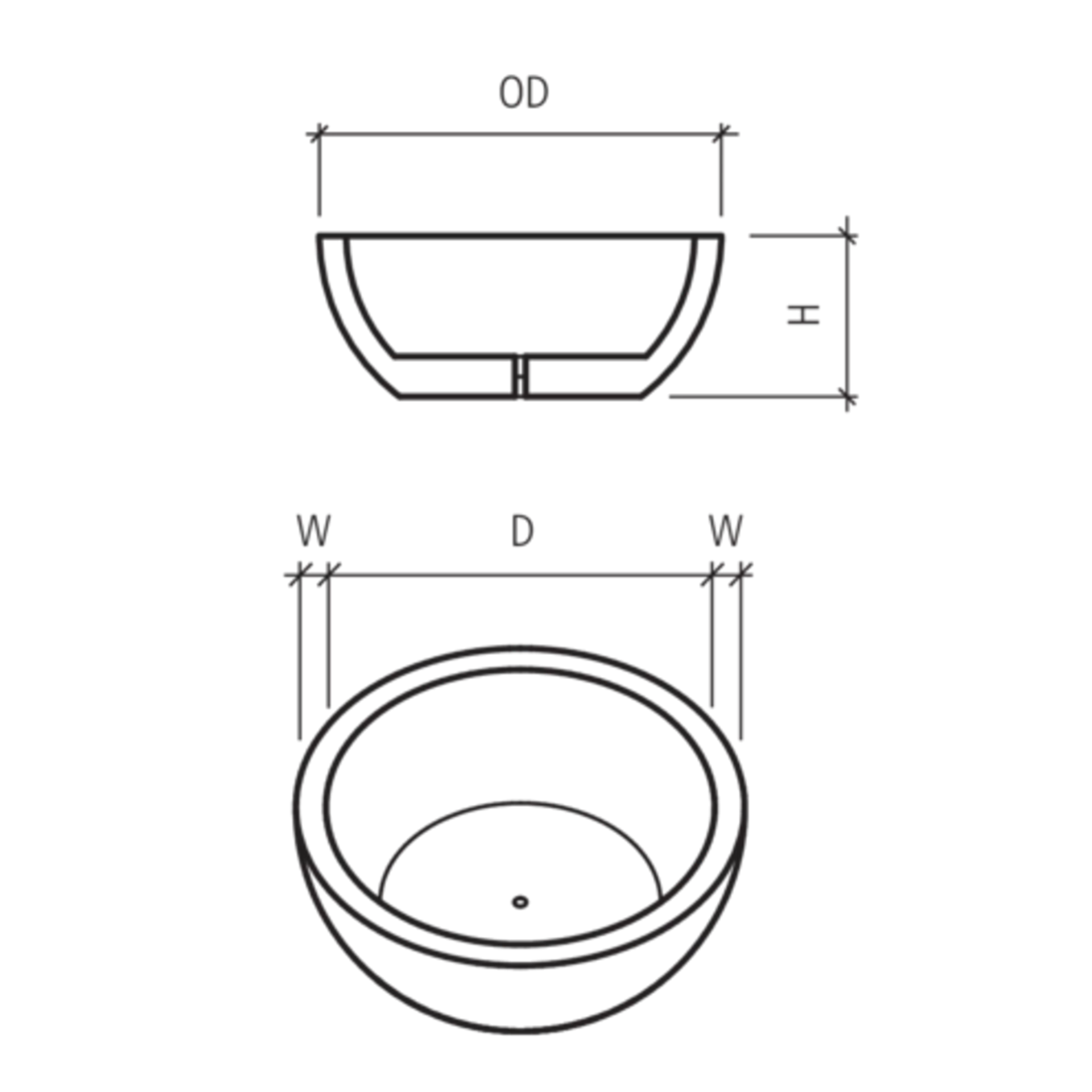 RONDO Pflanzenschale
