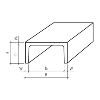 Haubenkanäle bewehrt