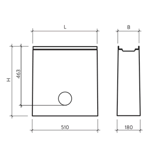 BIRCOlight<sup>®</sup> Rinnen NW 100 AS Liniensinkkästen