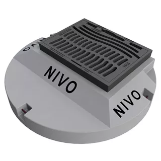 NIVO höhenverstellbare Gussdeckel und Strassenroste mit Beto nrahmen