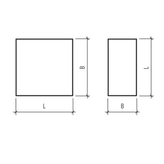 FINALGO Vakuum Gehwegplatten vollkantig