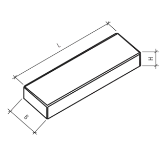 CLASSIC<sup>®</sup> Blockstufen gefast glatt
