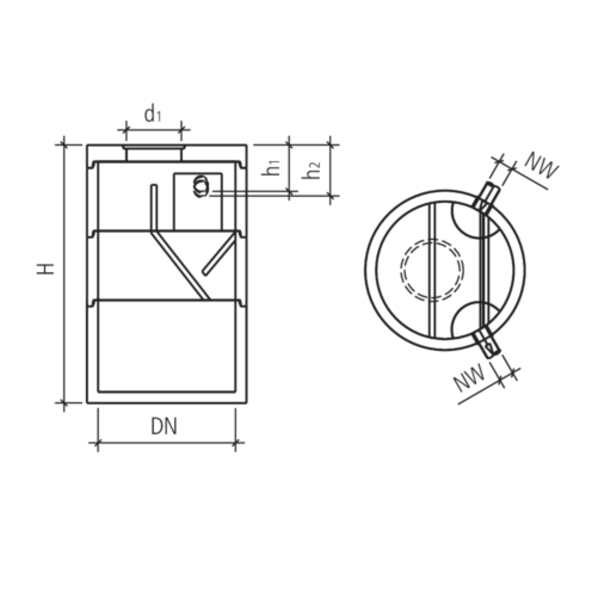 Fosse de décantation FD friwa<sup>®</sup>-clar