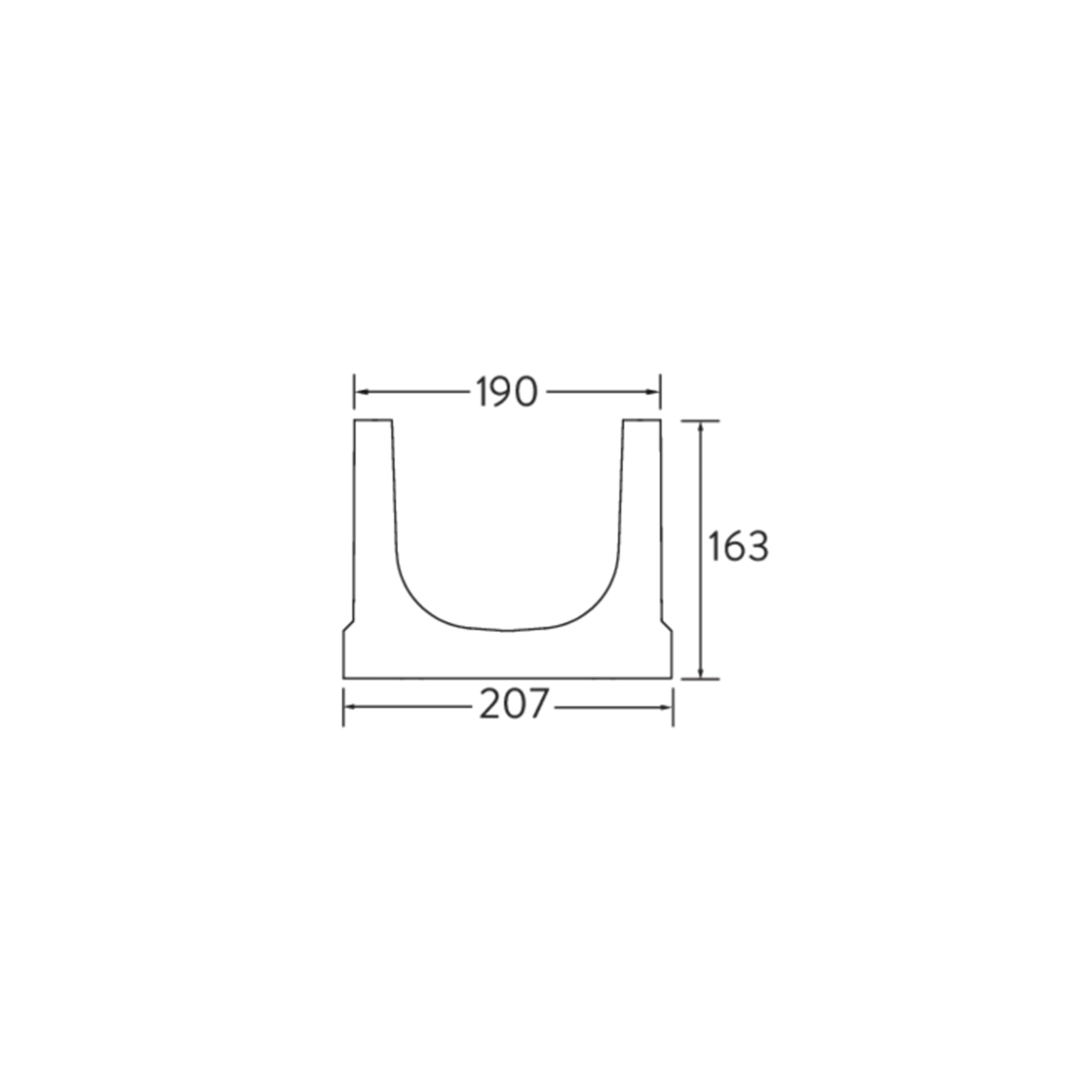 BIRCO Rinnen, Schlitz- und Spülkastenaufsätze 1.5 mm NW 150