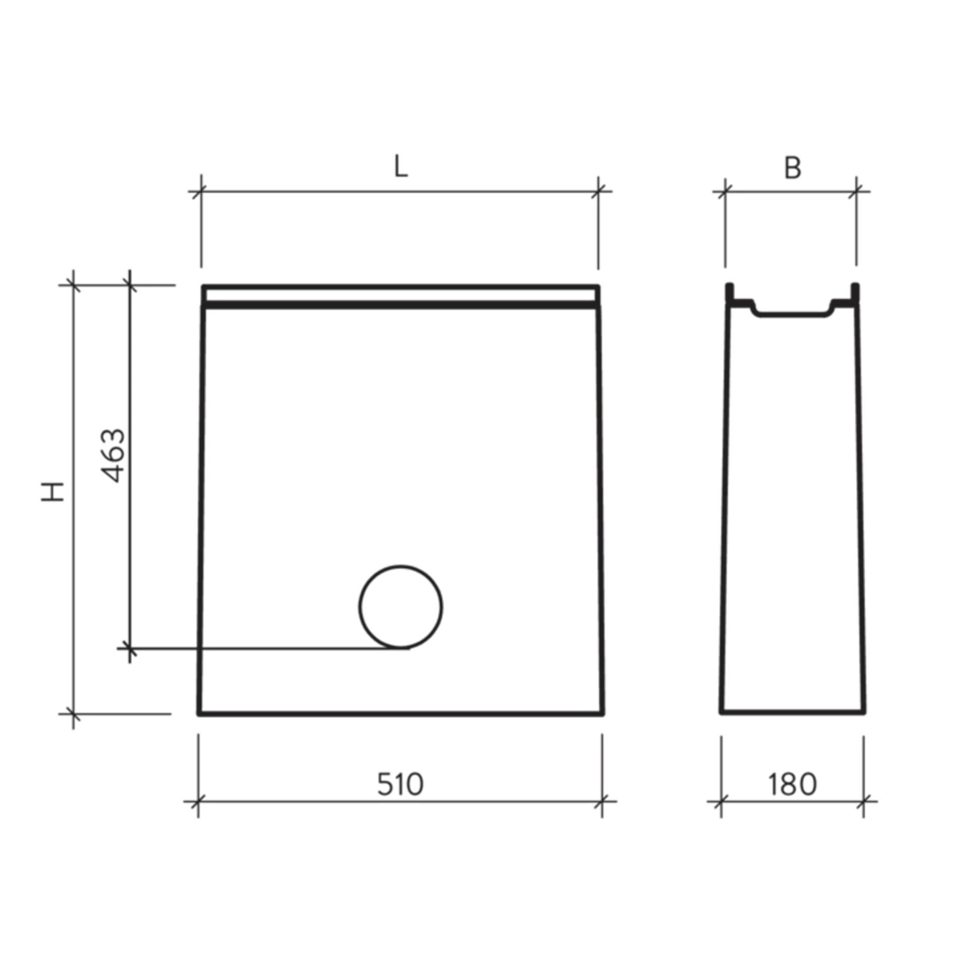 BIRCOlight<sup>®</sup> Rinnen NW 100 AS Liniensinkkästen