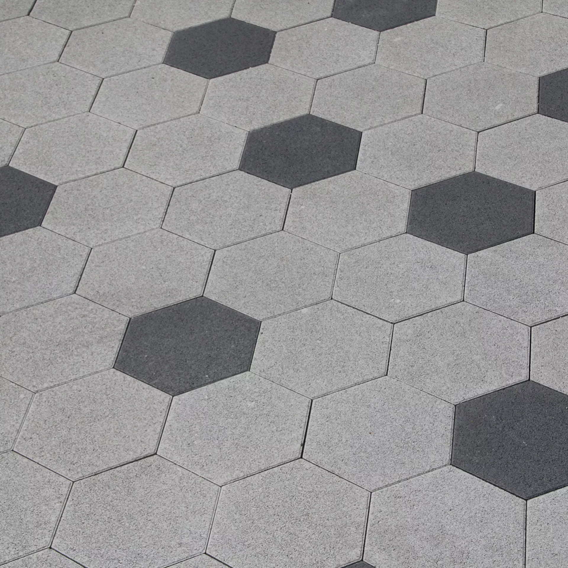 OMEGA<sup>®</sup> Sechseckpflastersteine fein gefast glatt