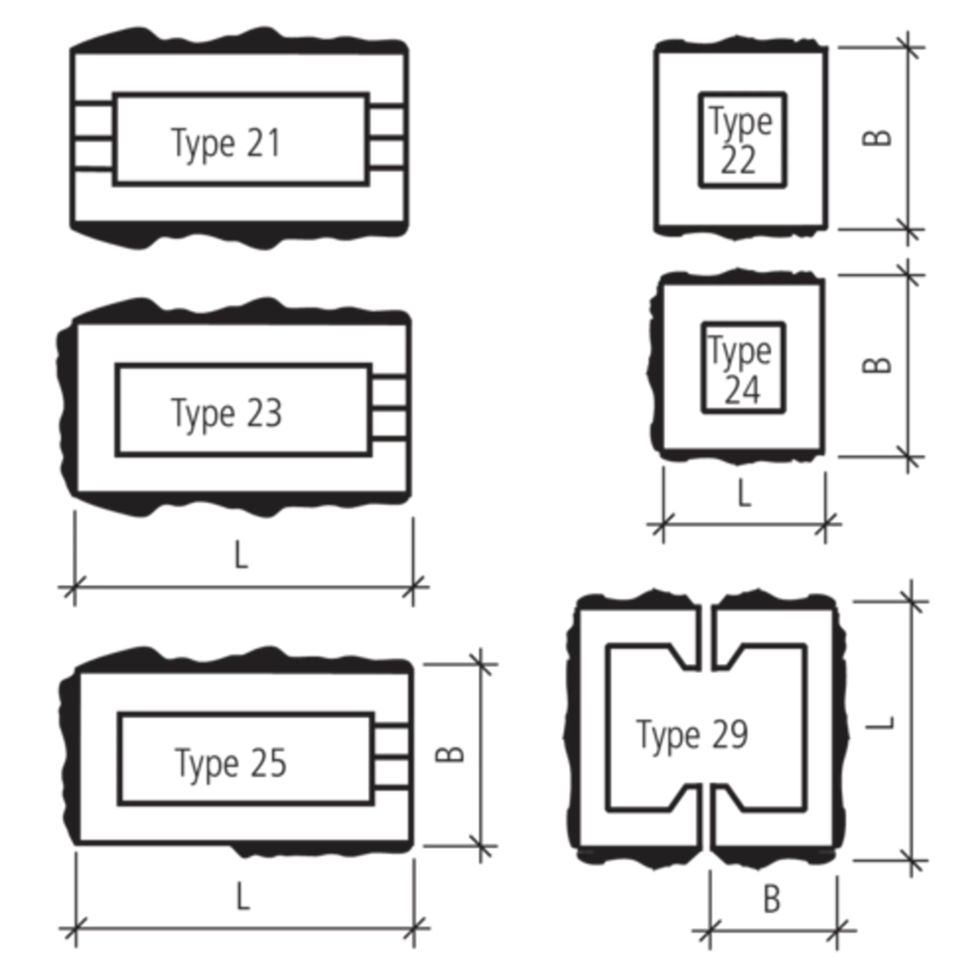 PROFILO Mauersteine 2-seitig strukturiert
