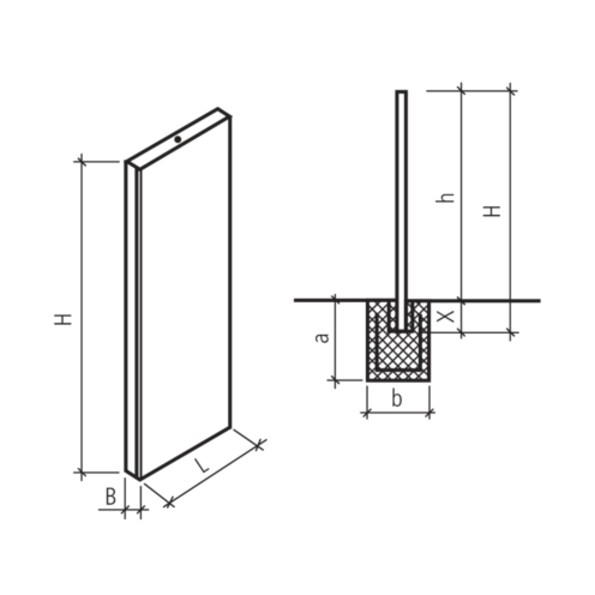 Betonlamellen standard