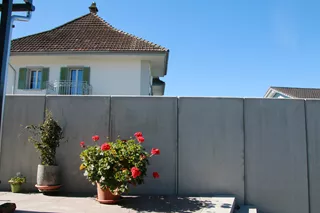 Él. en équerre GRANDE 100/195/297 cm, W20 avec emboît., armé, chanfr., lisse, gris