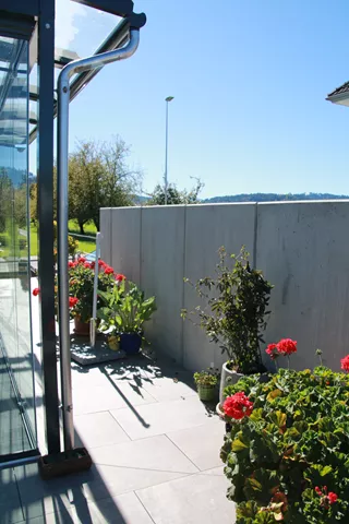 Él. en équerre GRANDE 100/195/297 cm, W20 avec emboît., armé, chanfr., lisse, gris