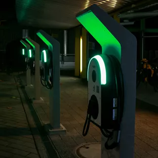 Betonelemente für Elektroladestationen