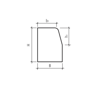 Randsteine ohne Vorsatz