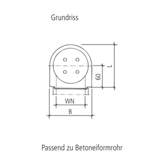 Notausstiegschachtunterteile