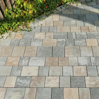 TOLEDO SKY Pflastersteine mit Nocken vollkantig