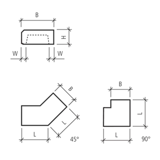 PARCO<sup>®</sup> Blockstufen gefast abgerieben