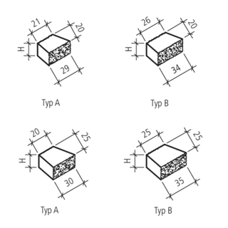 SANTURO<sup>®</sup> Keilmauersteine