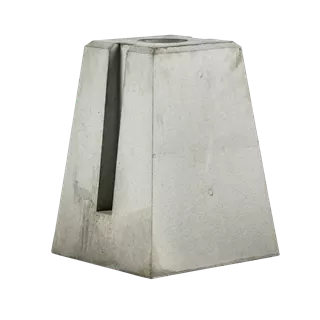 Betonsockel konisch