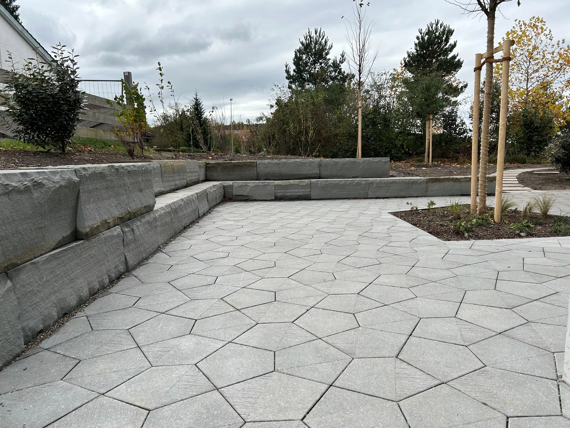 5-Eck Pflasterplatte