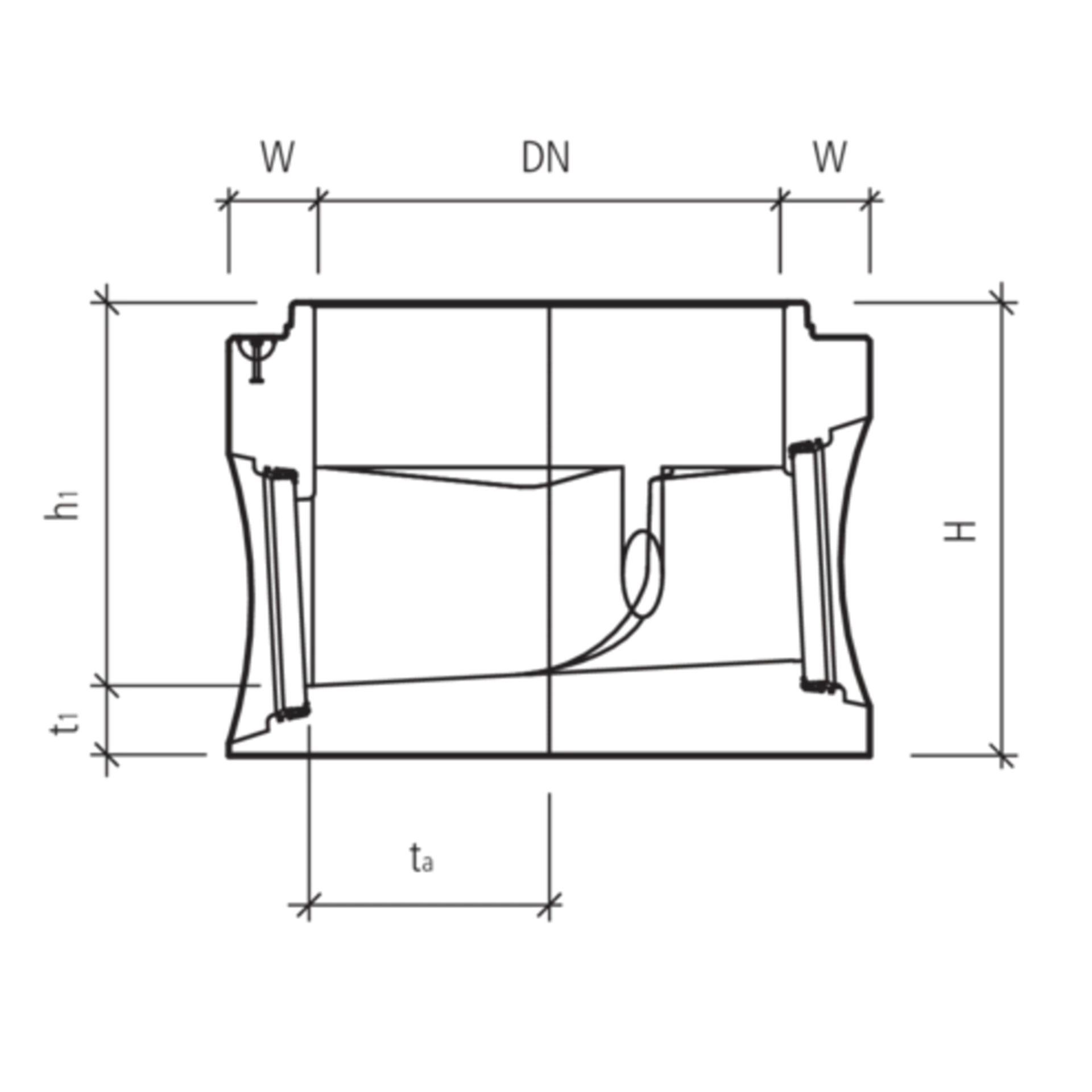 CENTUB<sup>®</sup> Massschachtunterteile rund gegossen