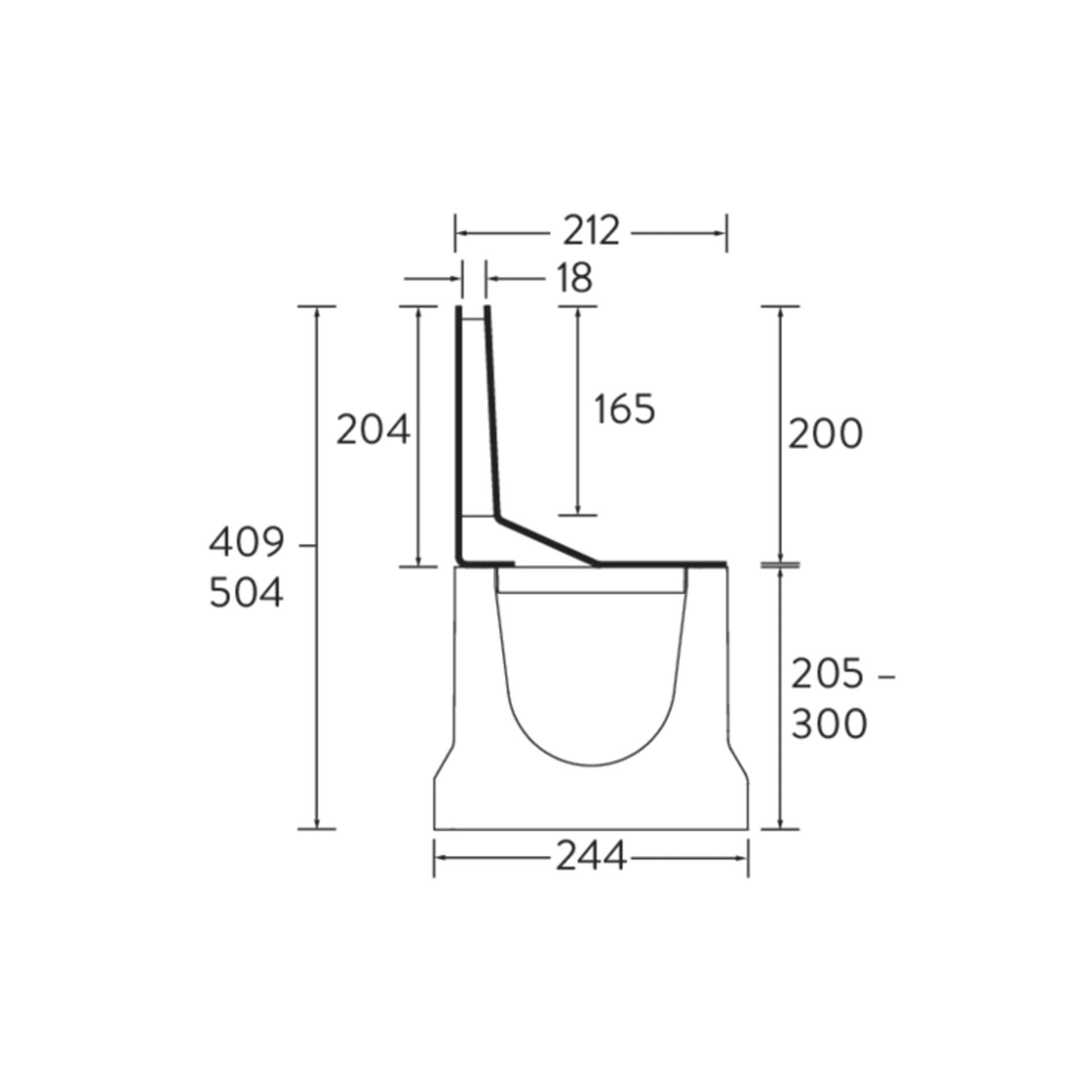 BIRCO Rinnen, Schlitz- und Spülkastenaufsätze 4 mm NW 150