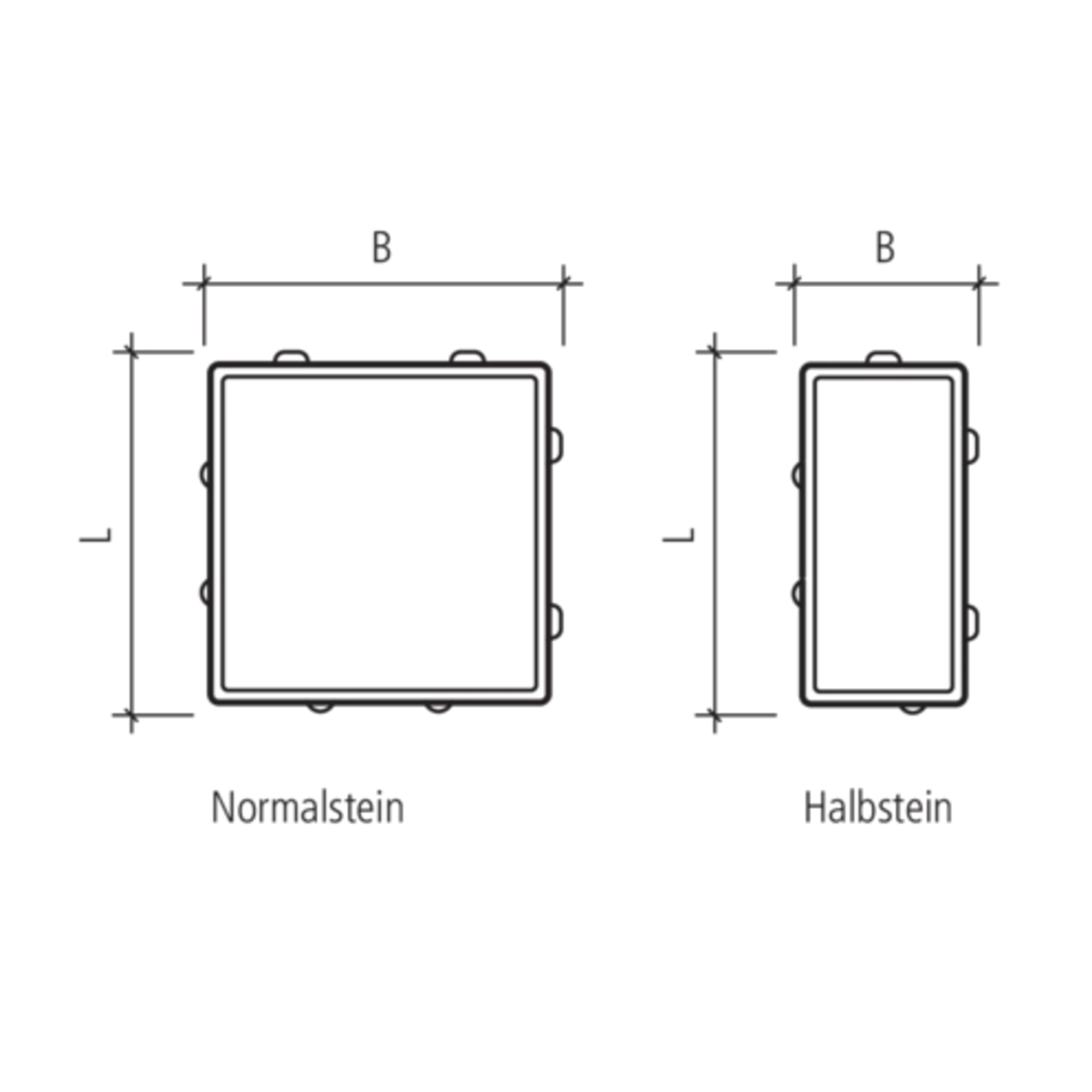 CLASSIC<sup>®</sup> DRAIN Ökosteine gefast