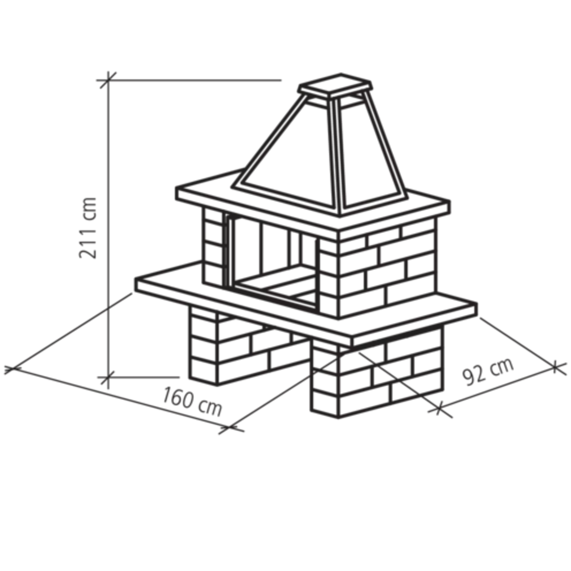 SANTURO<sup>®</sup> Cheminée mit Chromstahlhut