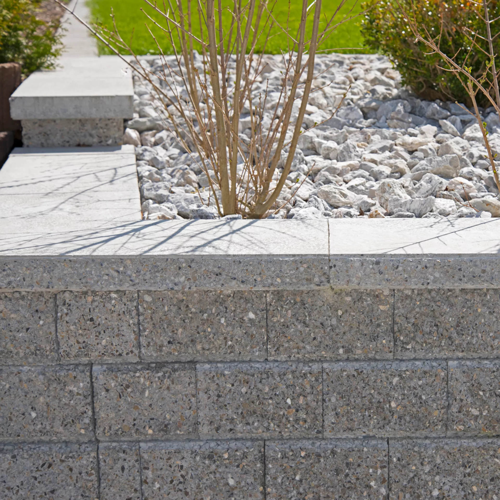 LEROMUR Trockenmauer