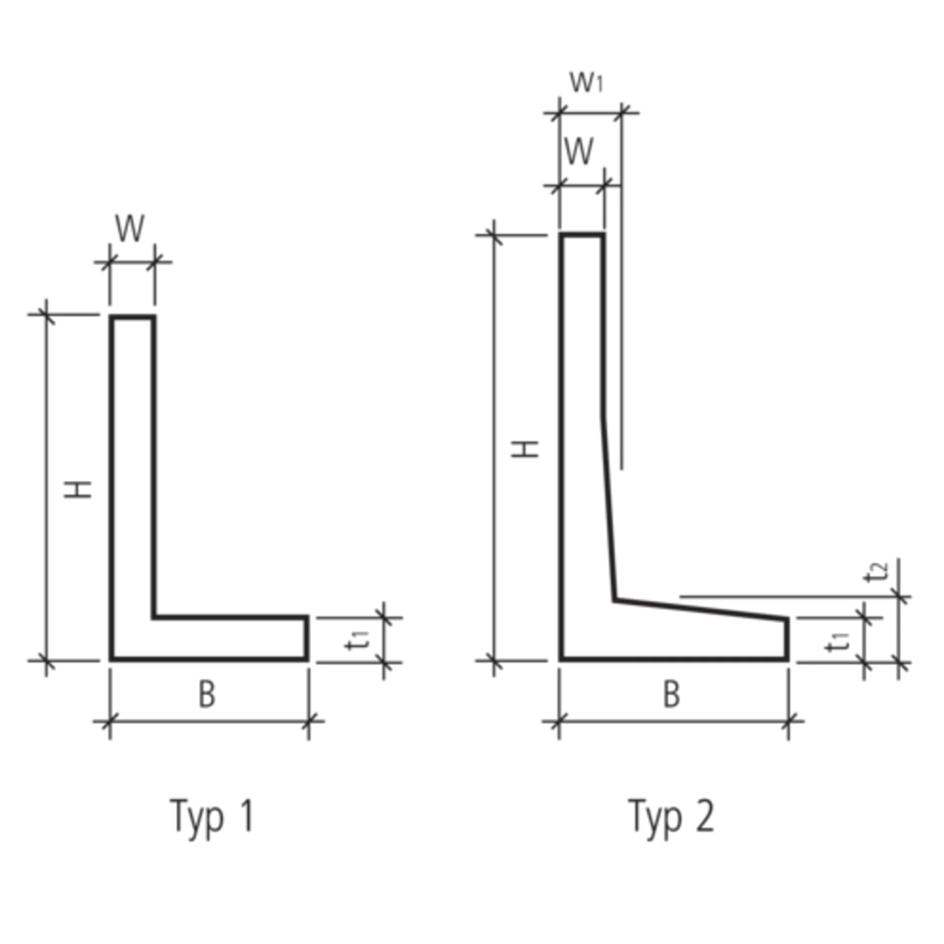 EXACTA<sup>®</sup> Winkelplatten glatt