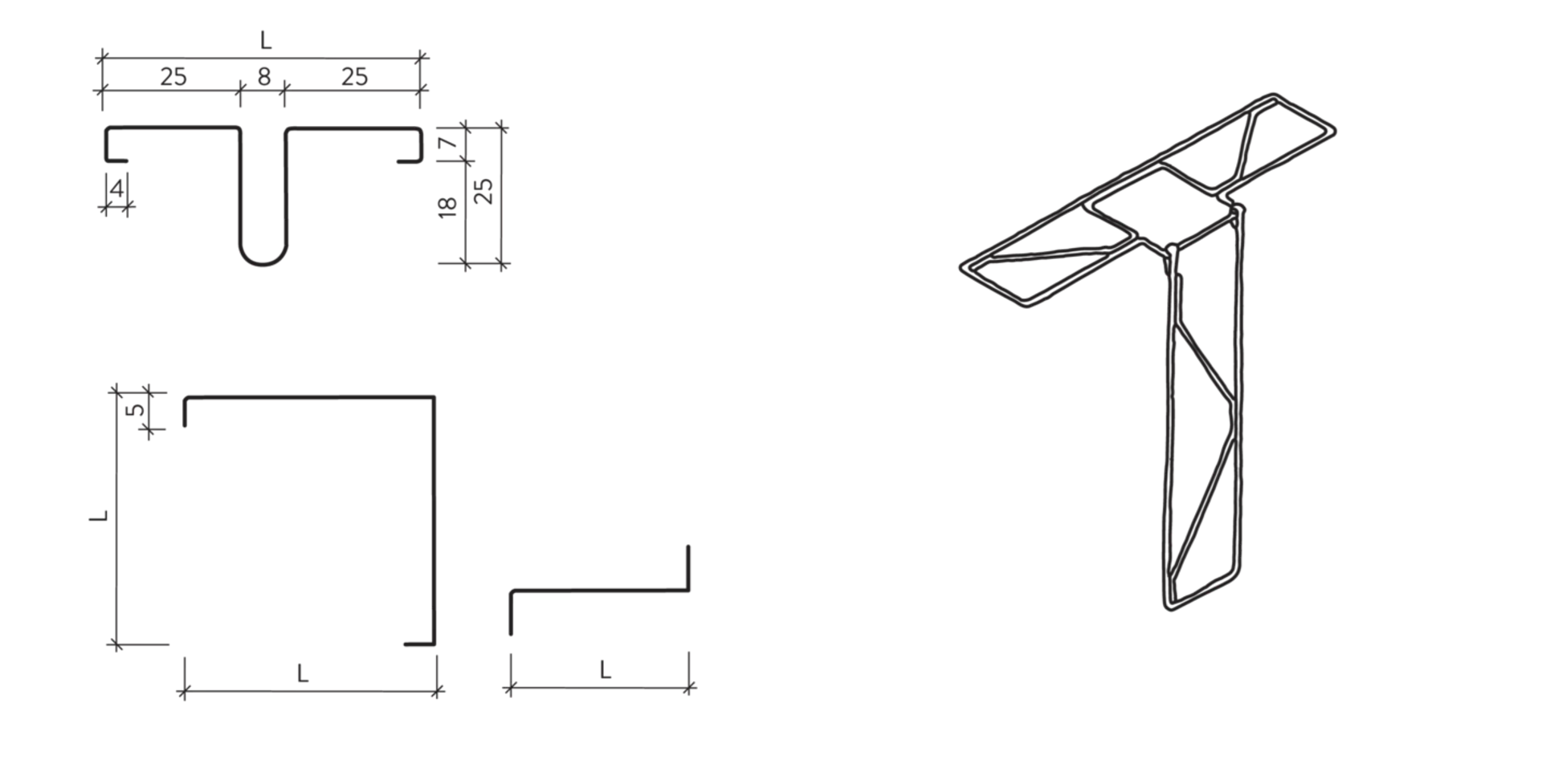 Anschluss-, Eck- und Z-Bügel, Zwischenwand-Anschlussbewehrun g