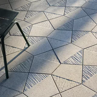 5-Eck Pflasterplatte