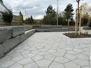 5-Eck Pflasterplatte