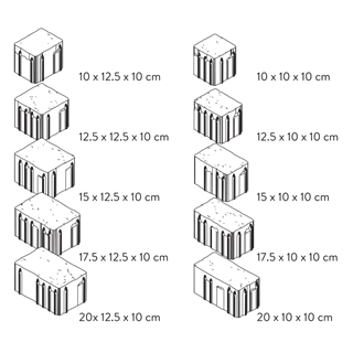 FRIEDA<sup>®</sup> FORTE Pflastersteine Kanten gebrochen