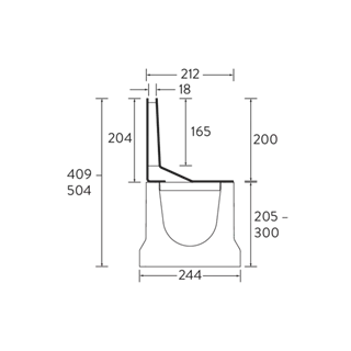BIRCO Rinnen, Schlitz- und Spülkastenaufsätze 4 mm NW 150