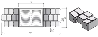 Pflasterrinnen