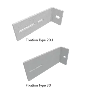 Befestigungswinkel zu Lichtschächten