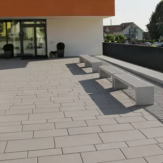 FINALGO Vakuum Gehwegplatten gefast