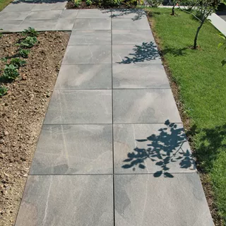 Feinsteinzeug Gehwegplatten PIETRA