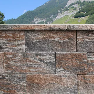 SANTURO<sup>®</sup> Spaltstein-Landhausmauer