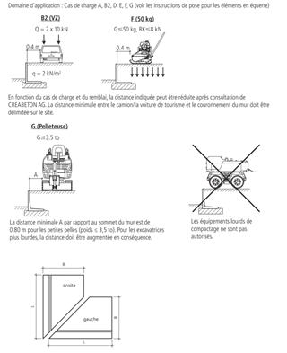 WIPASO Winkelplatten mit Besenstrich