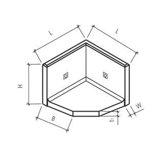 ROZTEC® MINI Winkelplatten Eckstücke gestrahlt
