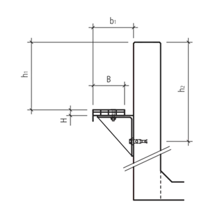 Perronwinkel Beton- und Gitterrostauftritte