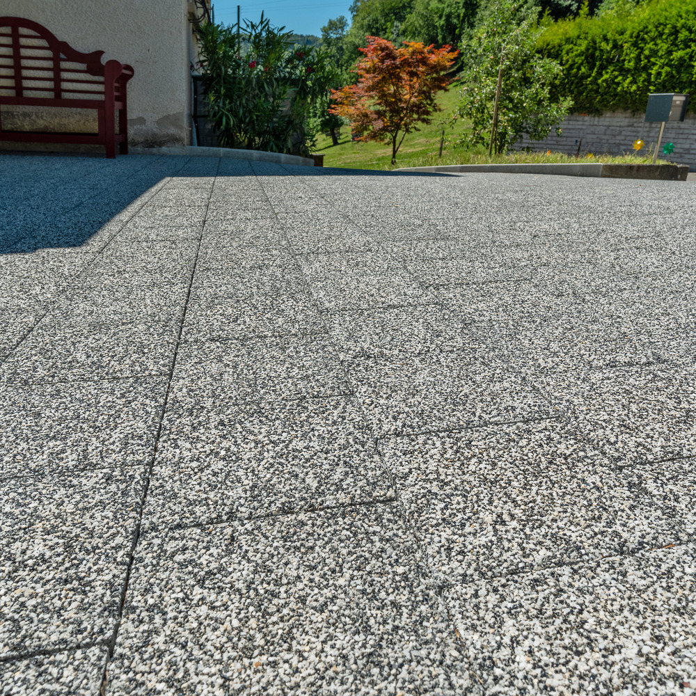 CARENA® Sickersteine fino gefast mit Edelvorsatz