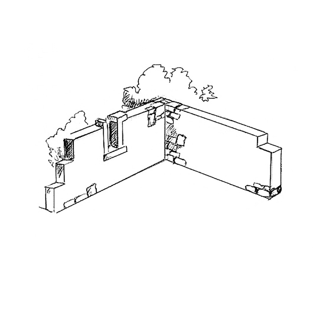 SANTURO® Burgruinenmauer SANTURO® Burgruinenmauer
