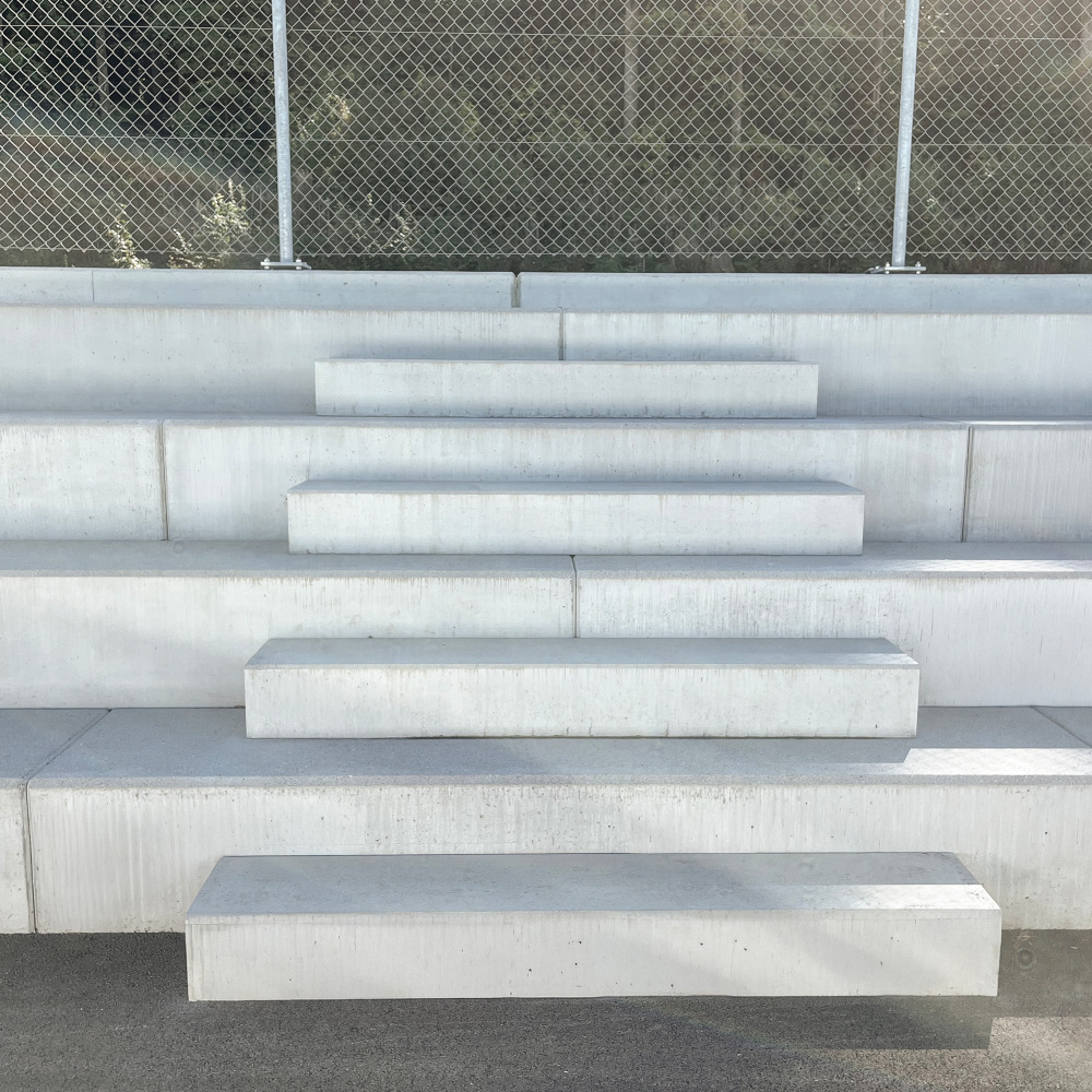 Marches d'escalier pleines pour éléments carrés