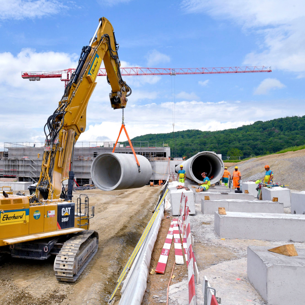 Röser Stahlbetonrohre DN 1300 mm bis 2000 mm bewehrt Röser Stahlbetonrohre DN 1300 mm bis 2000 mm bewehrt